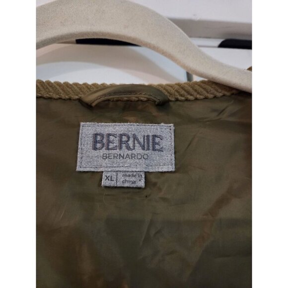 Bernie Quilted Corduroy Trim Puffer Jacket Womens Sz L/XL Acorn Sustainable - Picture 4 of 12